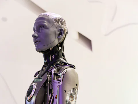 Humanoidný robot zblízka
