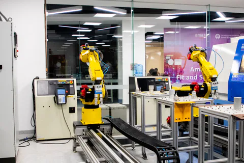 Priemyselné robotické ramená v modernej čínskej výrobe